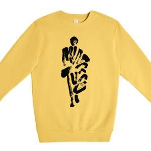 Thich Minh Tue On Back Monks Minh Tue Premium Crewneck Sweatshirt