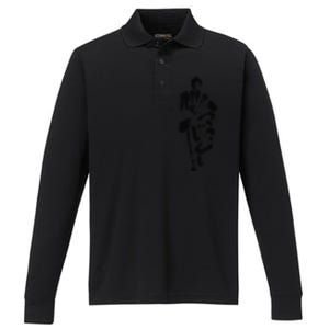 Thich Minh Tue On Back Monks Minh Tue Performance Long Sleeve Polo