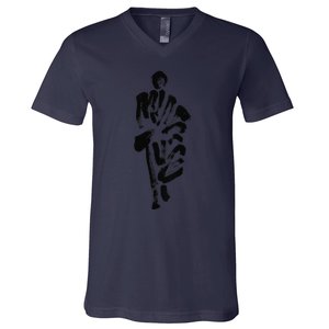 Thich Minh Tue On Back Monks Minh Tue V-Neck T-Shirt