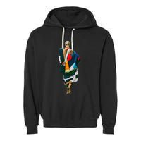 Thich Minh Tue On Back Monks Minh Tue Vietnamese Garment-Dyed Fleece Hoodie