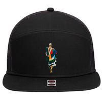 Thich Minh Tue On Back Monks Minh Tue Vietnamese 7 Panel Mesh Trucker Snapback Hat