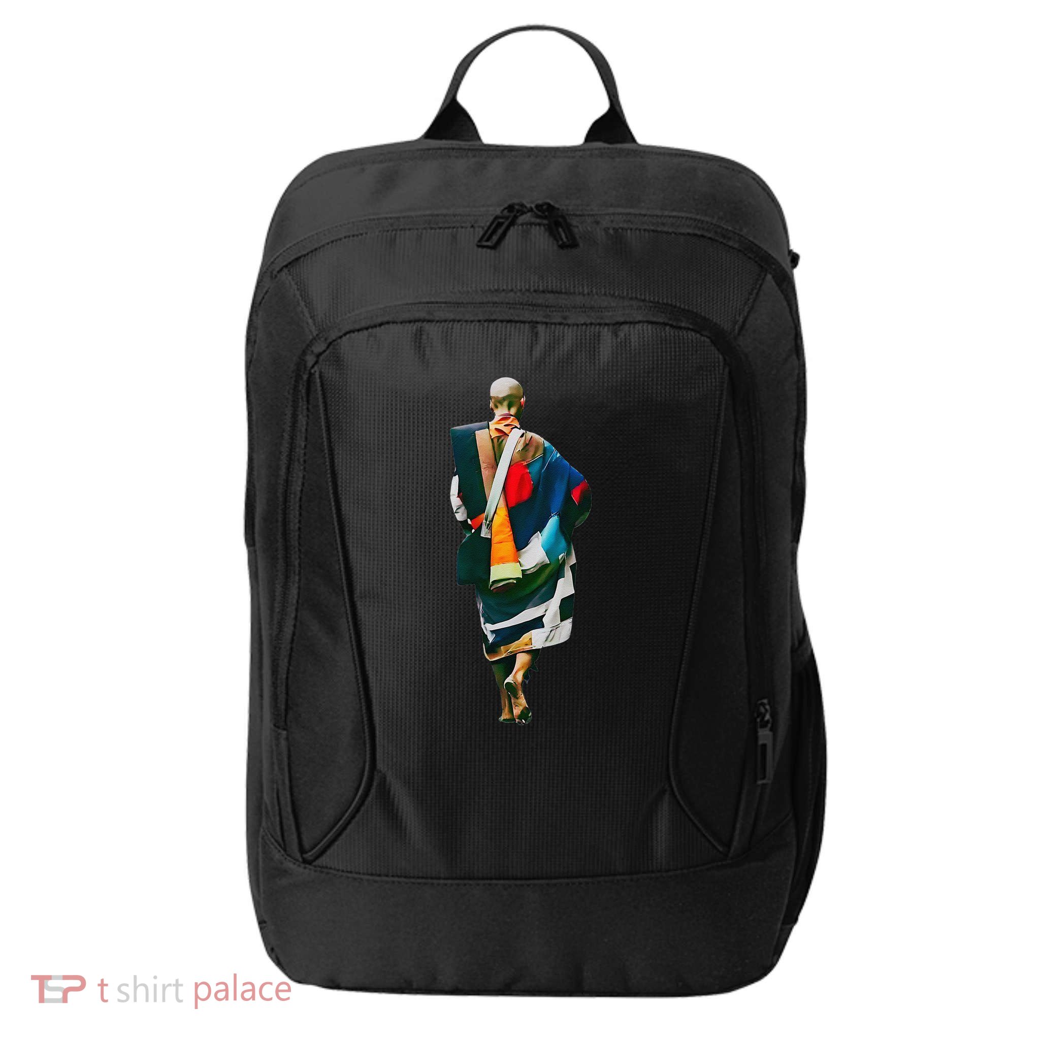 Thich Minh Tue On Back Monks Minh Tue Vietnamese City Backpack
