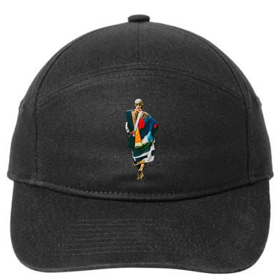Thich Minh Tue On Back Monks Minh Tue Vietnamese 7-Panel Snapback Hat