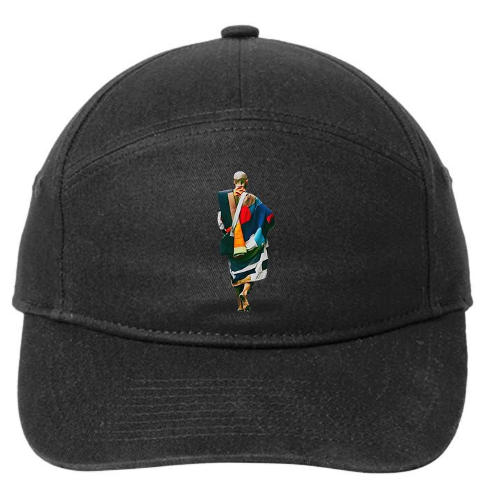 Thich Minh Tue On Back Monks Minh Tue Vietnamese 7-Panel Snapback Hat