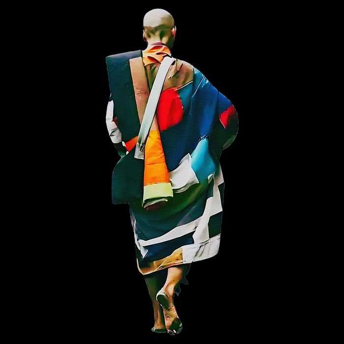 Thich Minh Tue On Back Monks Minh Tue Vietnamese Drawstring Bag