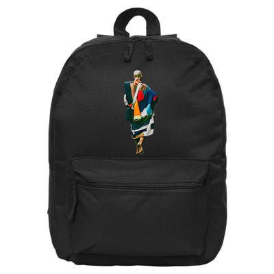 Thich Minh Tue On Back Monks Minh Tue Vietnamese 16 in Basic Backpack