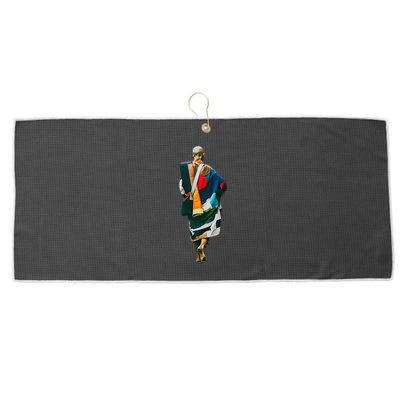 Thich Minh Tue On Back Monks Minh Tue Vietnamese Large Microfiber Waffle Golf Towel