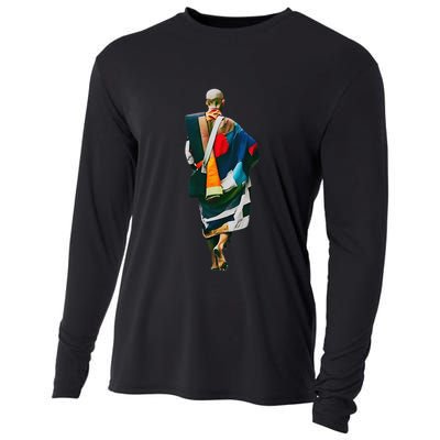 Thich Minh Tue On Back Monks Minh Tue Vietnamese Cooling Performance Long Sleeve Crew