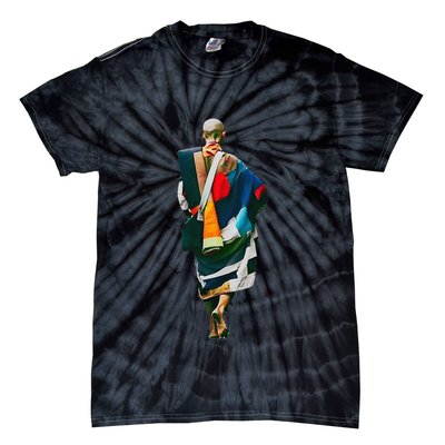 Thich Minh Tue On Back Monks Minh Tue Vietnamese Tie-Dye T-Shirt
