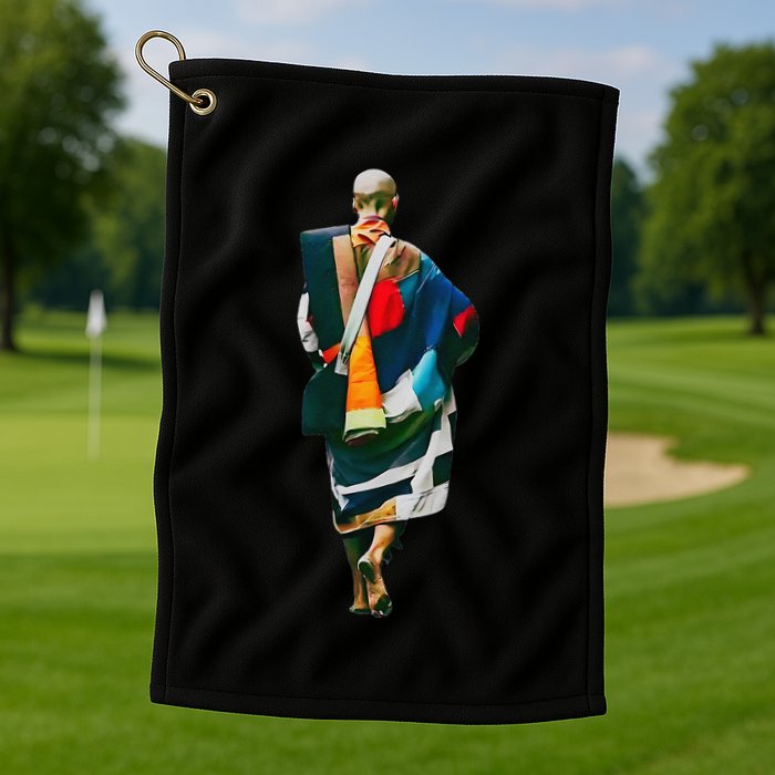 Thich Minh Tue On Back Monks Minh Tue Vietnamese Golf Towel
