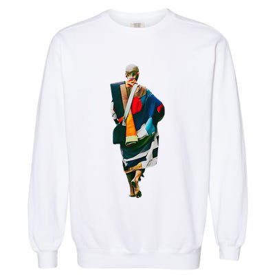 Thich Minh Tue On Back Monks Minh Tue Vietnamese Garment-Dyed Sweatshirt