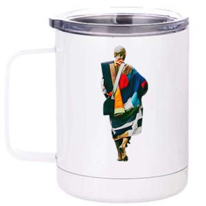 Thich Minh Tue On Back Monks Minh Tue Vietnamese 12 oz Stainless Steel Tumbler Cup