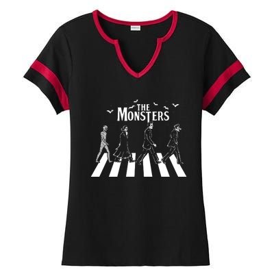 The Monsters Ladies Halftime Notch Neck Tee