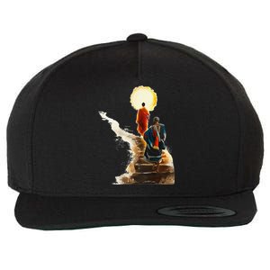 Thich Minh Tue On Back Monks Vietnamese Wool Snapback Cap