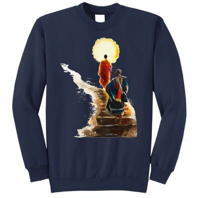 Thich Minh Tue On Back Monks Vietnamese Sweatshirt