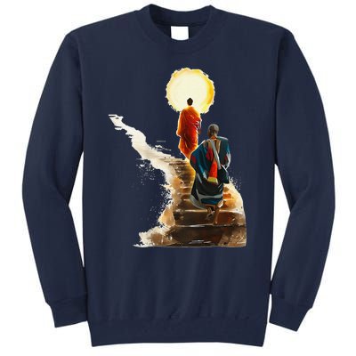 Thich Minh Tue On Back Monks Vietnamese Tall Sweatshirt