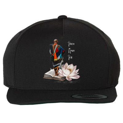 Thich Minh Tue Wool Snapback Cap