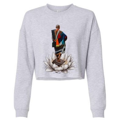 Thich Minh Tuex Cropped Pullover Crew