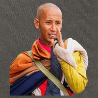 Thich Minh Tue Cotton Canvas Backpack