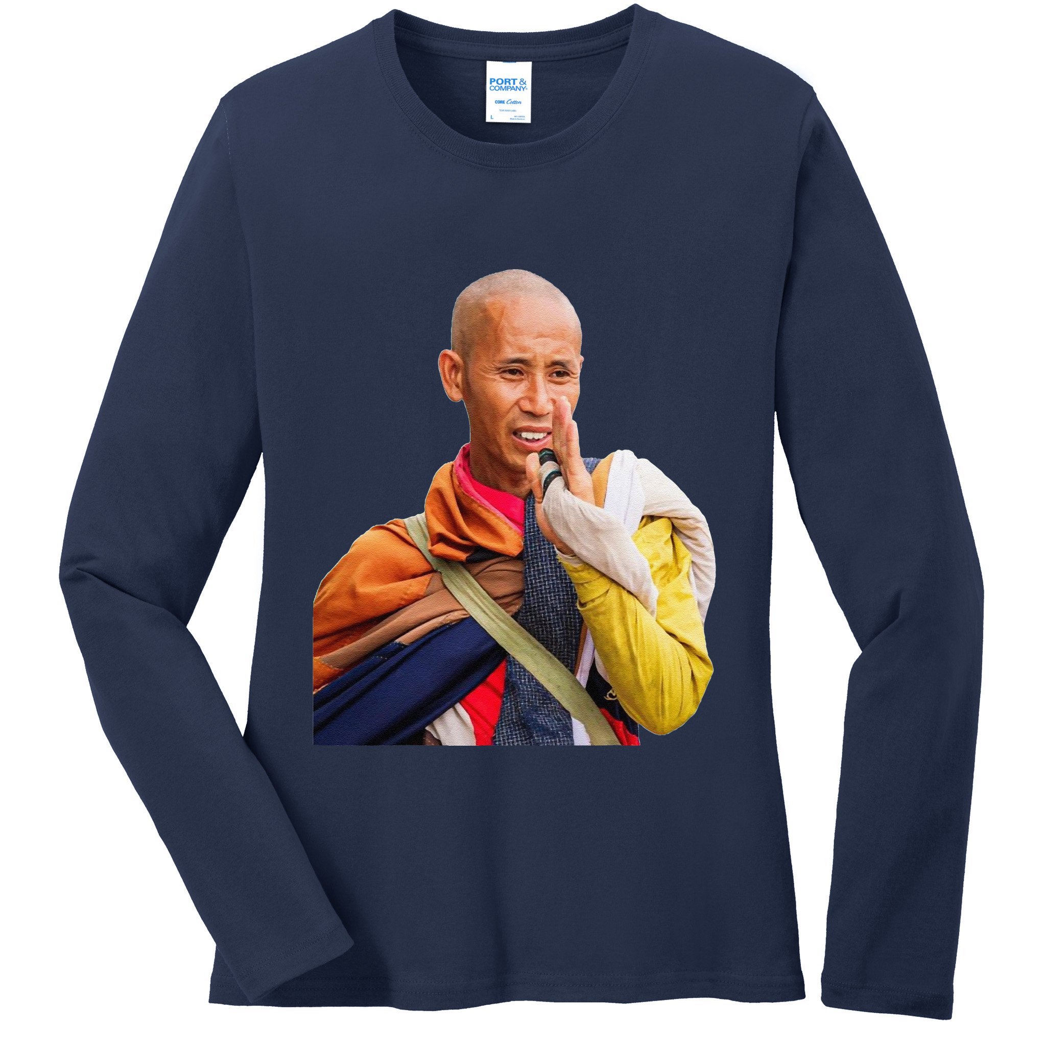 Thich Minh Tue Ladies Long Sleeve Shirt