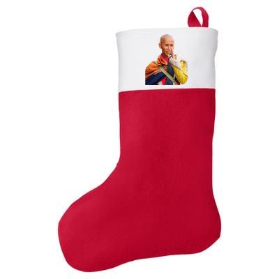 Thich Minh Tue Felt Holiday Christmas Stocking