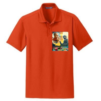 Thich Minh Tue Dry Zone Grid Polo