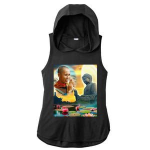 Thich Minh Tue Ladies PosiCharge Tri-Blend Wicking Draft Hoodie Tank