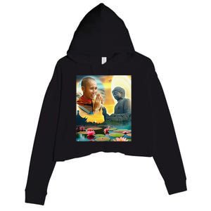 Thich Minh Tue Crop Fleece Hoodie