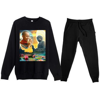 Thich Minh Tue Premium Crewneck Sweatsuit Set