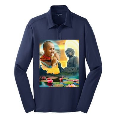 Thich Minh Tue Silk Touch Performance Long Sleeve Polo