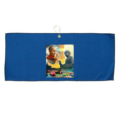 Thich Minh Tue Large Microfiber Waffle Golf Towel