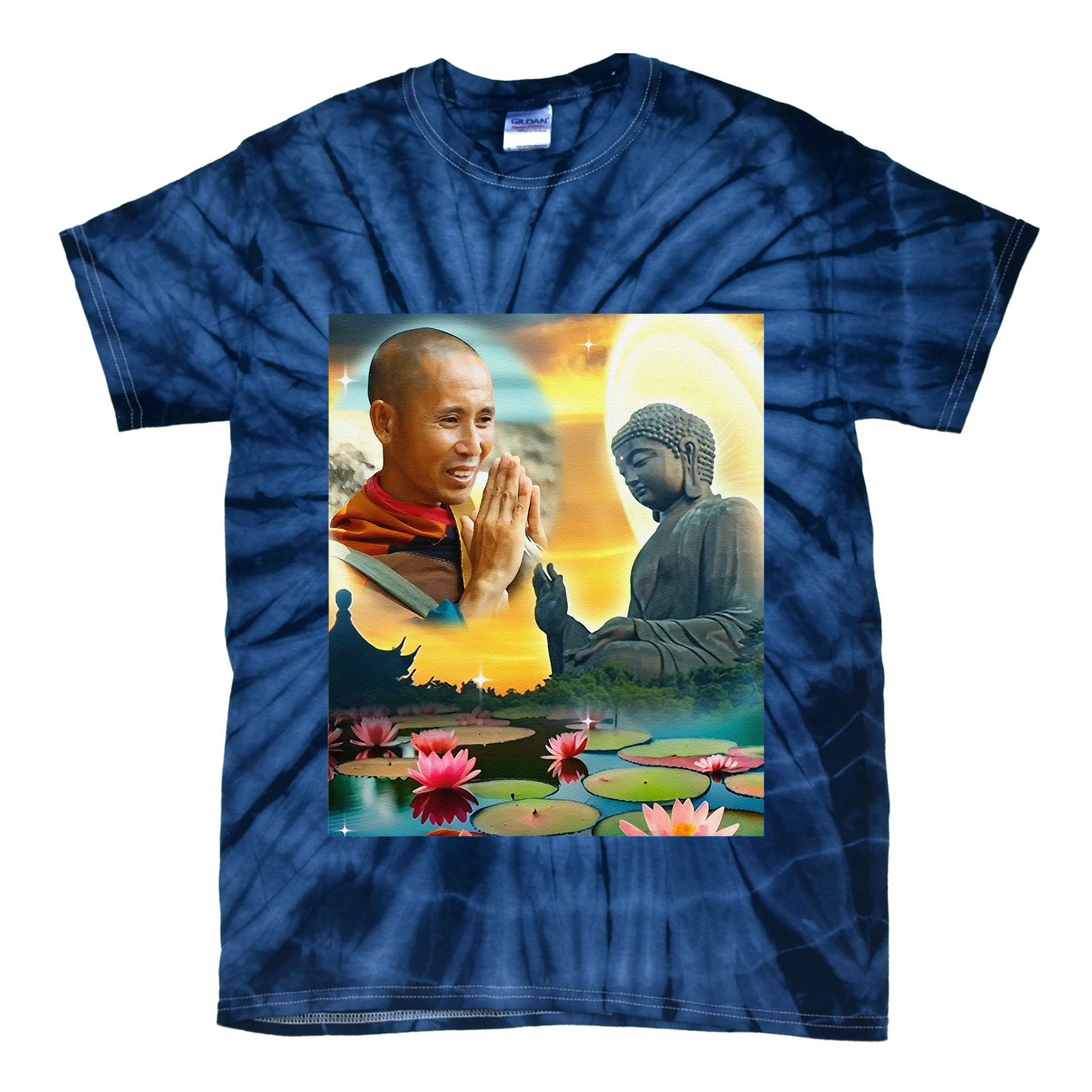 Thich Minh Tue Tie-Dye T-Shirt