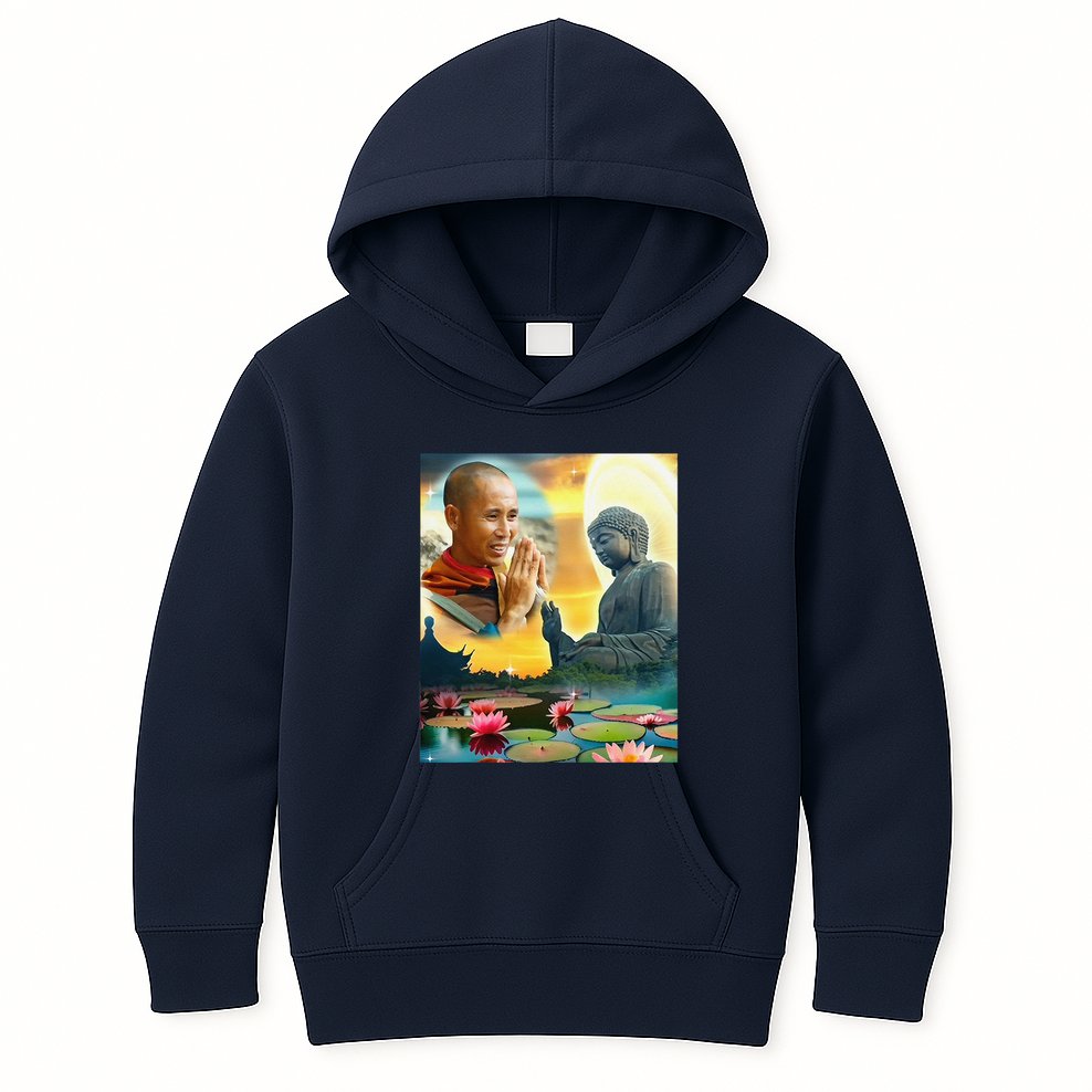 Thich Minh Tue Kids Hoodie