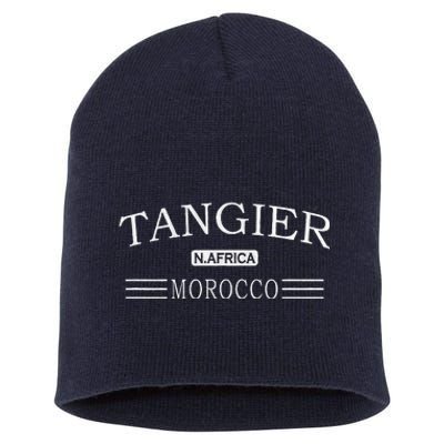 Tangier Morocco Short Acrylic Beanie