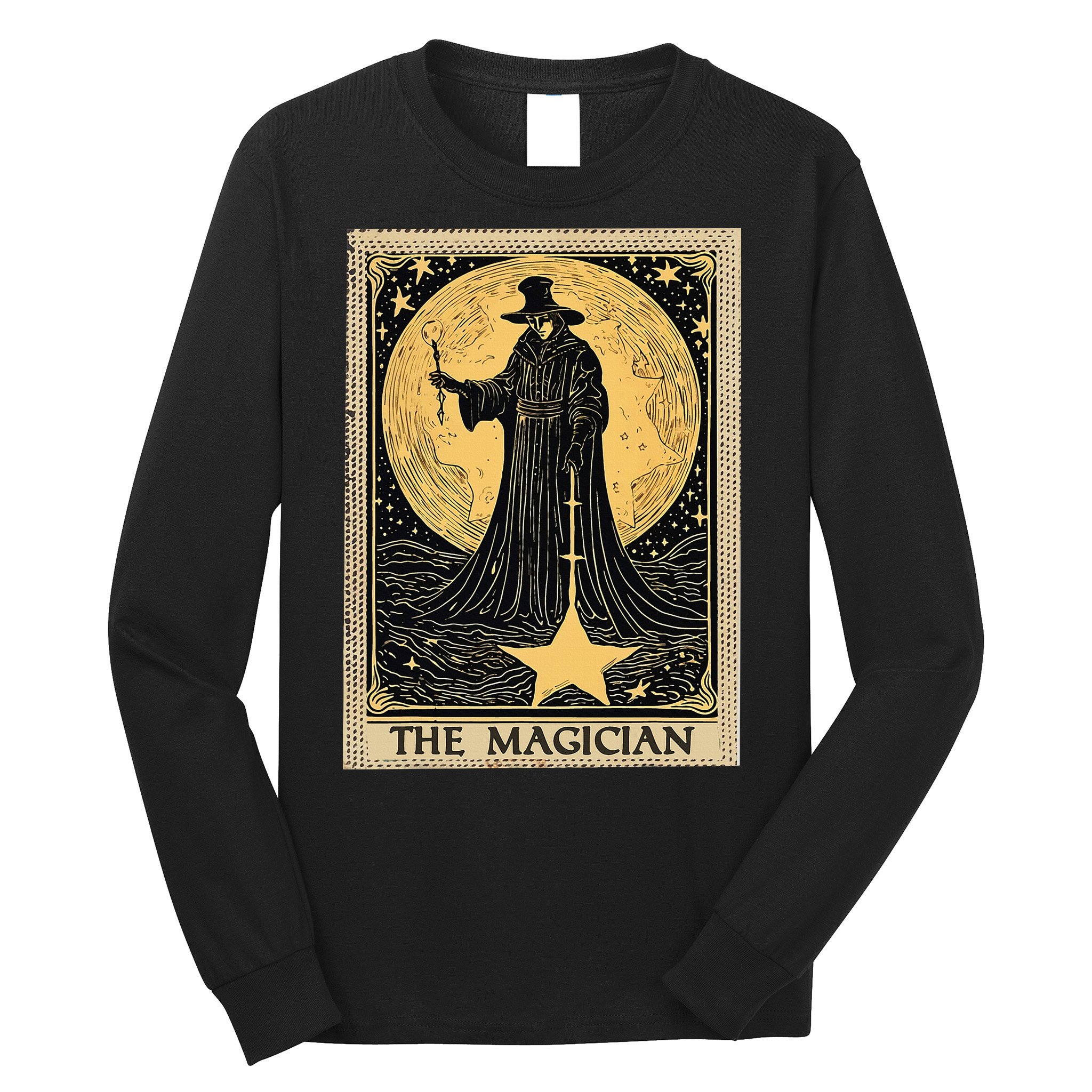 The Magician Tarot Card Long Sleeve Shirt