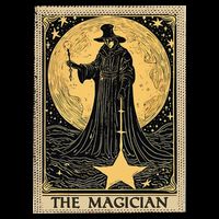 The Magician Tarot Card V-Neck T-Shirt