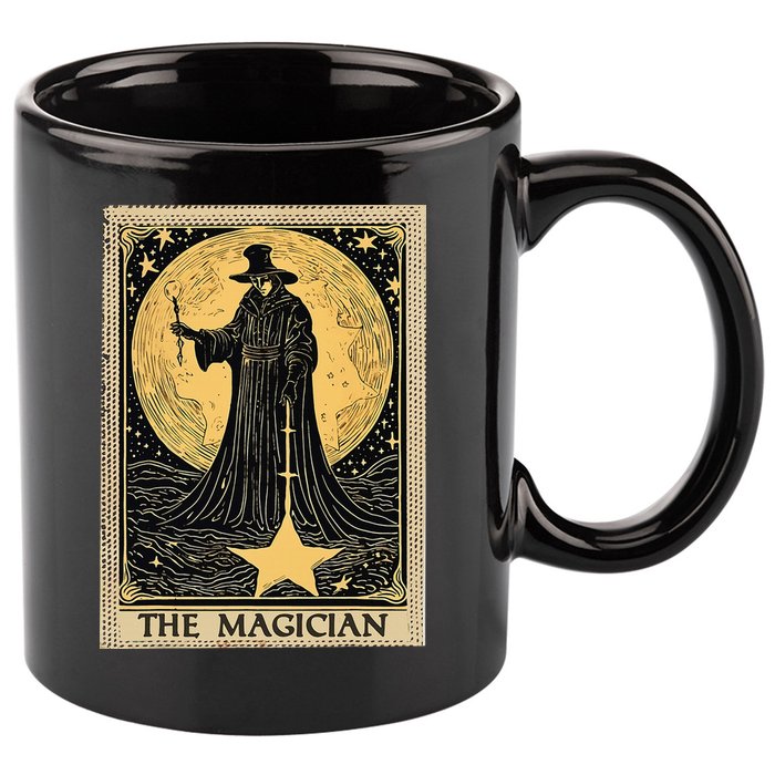 The Magician Tarot Card 11oz C Handle Ceramic Mug