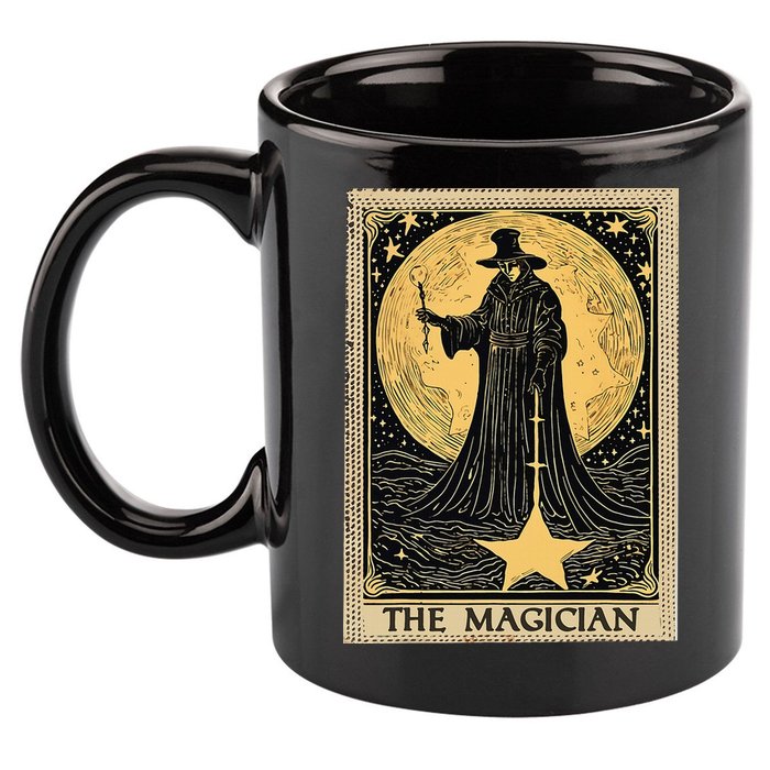 The Magician Tarot Card 11oz C Handle Ceramic Mug