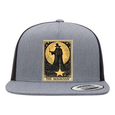 The Magician Tarot Card Flat Bill Trucker Hat