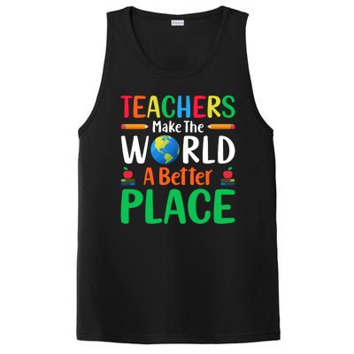 Teachers Make The World A Better Place PosiCharge Competitor Tank