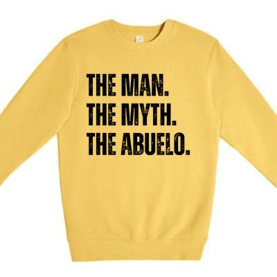 The Man The Myth The Abuelo Premium Crewneck Sweatshirt