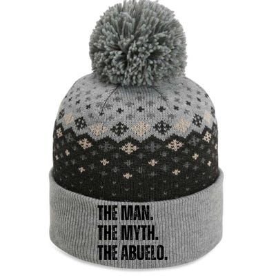 The Man The Myth The Abuelo The Baniff Cuffed Pom Beanie