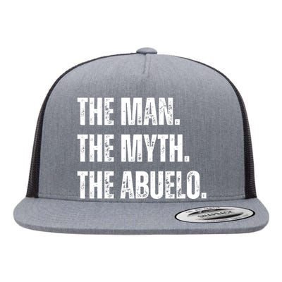 The Man The Myth The Abuelo Flat Bill Trucker Hat