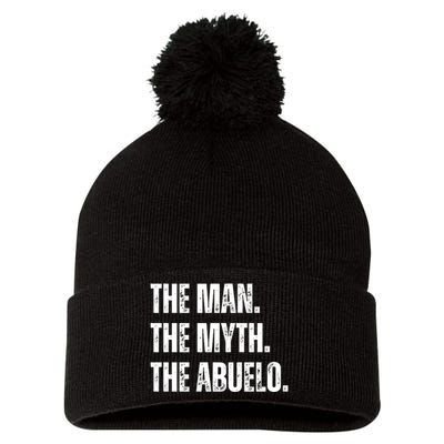 The Man The Myth The Abuelo Pom Pom 12in Knit Beanie