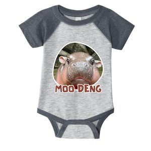 Thailand Moodeng The Famous Cute Baby Pigmy Hippo Gift Infant Baby Jersey Bodysuit