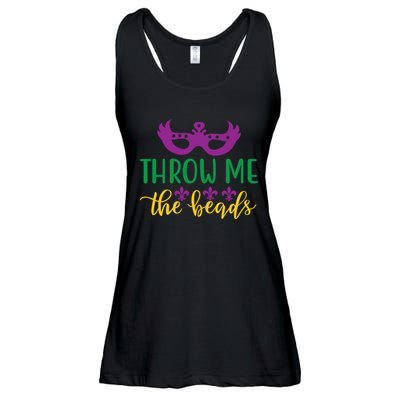 Throw Me The Beads Ladies Essential Flowy Tank