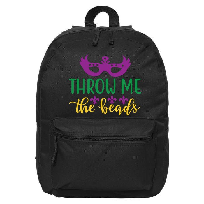 Throw Me The Beads 16 in Basic Backpack