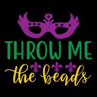 Throw Me The Beads 16 in Basic Backpack
