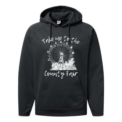 Take Me To The County Fair for Summer Performance Fleece Hoodie