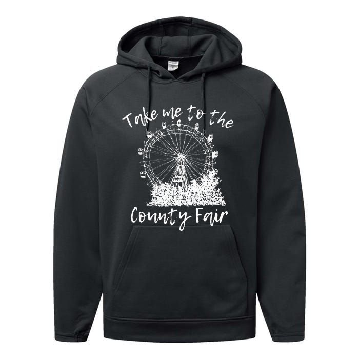 Take Me To The County Fair for Summer Performance Fleece Hoodie